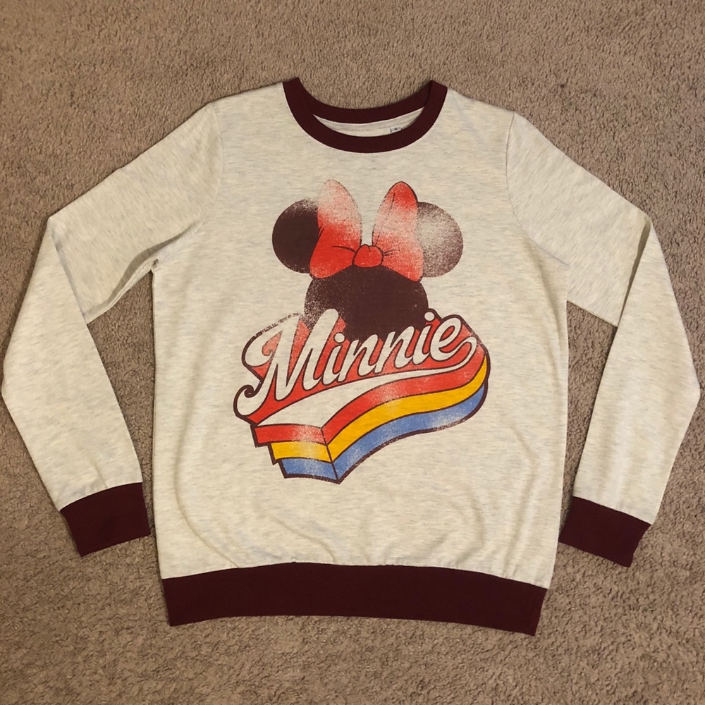 Women’s disney minnie mouse long sleeve shirt S